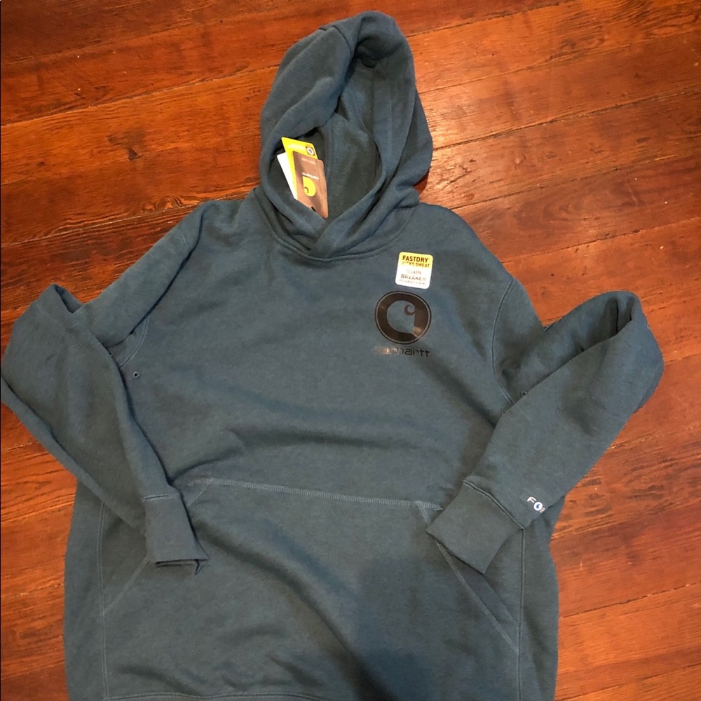 Men’s Large Carhartt Hooded Sweatshirt NWT